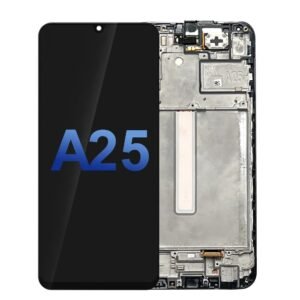OLED LCD Assembly With Frame Compatible For Samsung A25 LCD Screen Display