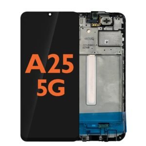 Original components with frame compatible with Samsung A25 5G LCD display