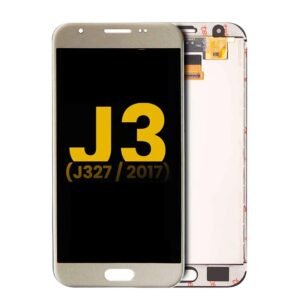 LCD Assembly Without Frame Compatible For Samsung Galaxy J3 / Emerge / Amp Prime 2 / Express Prime 2 / Eclipse / Prime (J327 / 2017) (Refurbished) (Gold) LCD Screen Display