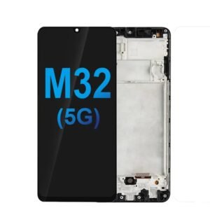 LCD Assembly With Frame Compatible For Samsung M32/5g LCD Screen Display