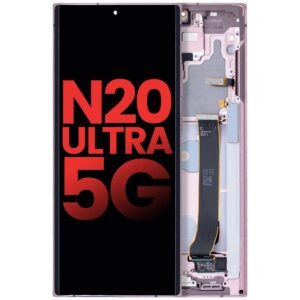 OLED Assembly With Frame Compatible For Samsung Galaxy Note 20 Ultra 5G LCD Screen Display