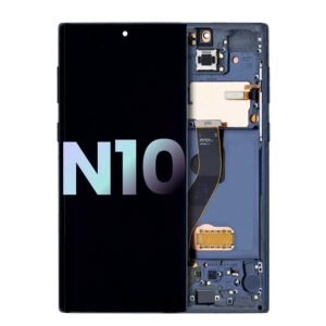 OLED Assembly With Frame Compatible Mobile Phone For Samsung Galaxy Note 10 LCD Screen Display