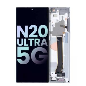 OLED Mobile Phone LCD Assembly With Frame Compatible For Samsung Galaxy Note 20 Ultra 5G LCD Screen Display