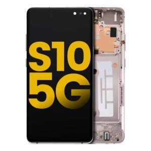 Mobile Phone LCD OLED Assembly With Frame Compatible For Samsung Galaxy S10 5G LCD Screen Display