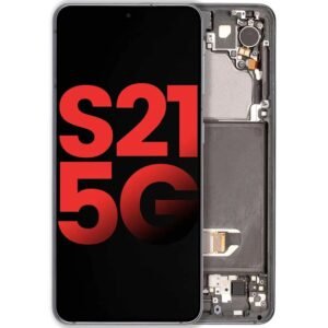 Mobile Phone OLED Assembly With Frame Compatible For Samsung Galaxy S21 5G LCD Screen Display