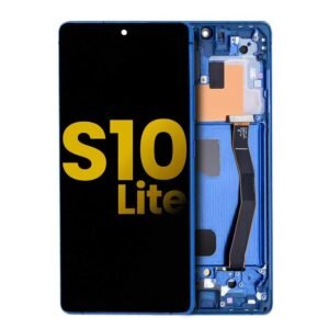 OLED Assembly With Frame Compatible For Samsung Galaxy S10 Lite LCD Screen Display