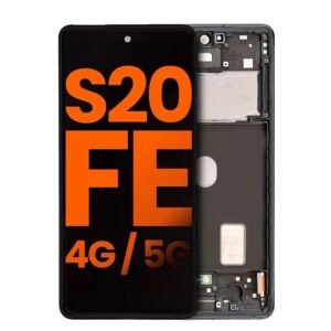 OLED Assembly With Frame Compatible For Samsung Galaxy S20 FE 4G / 5G LCD Screen Display (Cloud Navy)