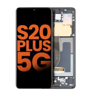 OLED Assembly With Frame Compatible For Samsung Galaxy S20 Plus 5G LCD Mobile Phone Screen Display