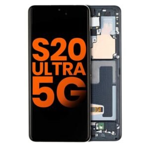 OLED Mobile Assembly With Frame Compatible For Samsung Galaxy S20 Ultra 5G LCD Screen Display