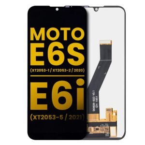 LCD Assembly Without Frame Compatible For Motorola Moto E6s (XT2053-1 / XT2053-2 / 2020) / E6i (XT2053-5 / 2021) (Refurbished) (All Colors) LCD Screen Display