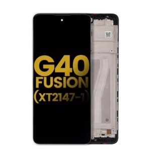 LCD Assembly With Frame Compatible For Motorola Moto G40 Fusion (XT2147-1) (LUCENT INCELL ) LCD Display Screen