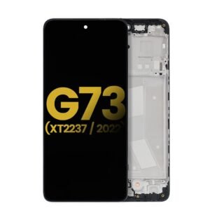LCD Assembly With Frame Compatible For Motorola Moto G73 (XT2237 / 2022) (Original) LCD Display Screen