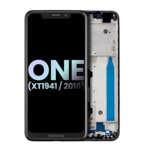 LCD Assembly With Frame Compatible For Motorola One (XT1941 / 2018) LCD Screen Display