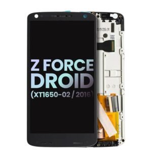 LCD Assembly With Frame Compatible For Motorola Moto Z Force Droid (XT1650-02 / 2016) LCD Sreen display
