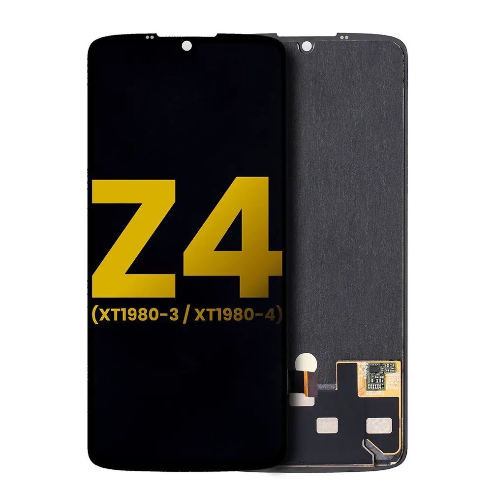 Mobile LCD Assembly Without Frame Compatible For Motorola Moto Z4 (XT1980-3 / XT1980-4 / 2019) LCD Screen Display