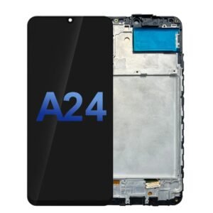 LCD Assembly With Frame Compatible For Samsung A24 LCD Screen Display