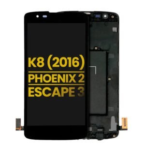 LCD Assembly With Frame Compatible For LG K8 (2016) / Phoenix 2 / Escape 3 LCD Screen Display