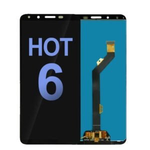 Mobile Phone LCD Assembly Without Frame Compatible For infinix HOT 6 LCD Screen Display