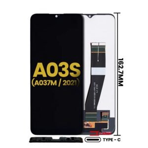 LCD Assembly Without Frame Compatible For Samsung Galaxy A03s (A037M / 2021) LCD Screen Display Original