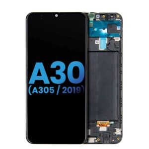 Mobile LCD Assembly With Frame Compatible For Samsung Galaxy A30 (A305 / 2019) LCD Screen Display OLED