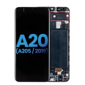 Mobile Phone LCD Assembly With Frame Compatible For Samsung Galaxy A20 (A205 / 2019) LCD Screen Display OLED
