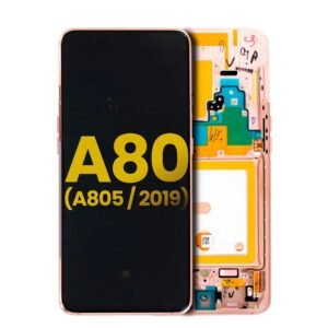 Mobile Phone LCD OLED Assembly With Frame Compatible For Samsung Galaxy A80 (A805 / 2019) LCD Screen Display